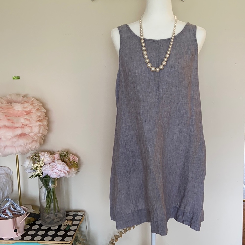 Cynthia Rowley linen dress with pockets